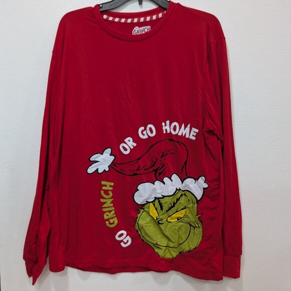Adult Grinch Pajamas or loungewear - Picture 2 of 7